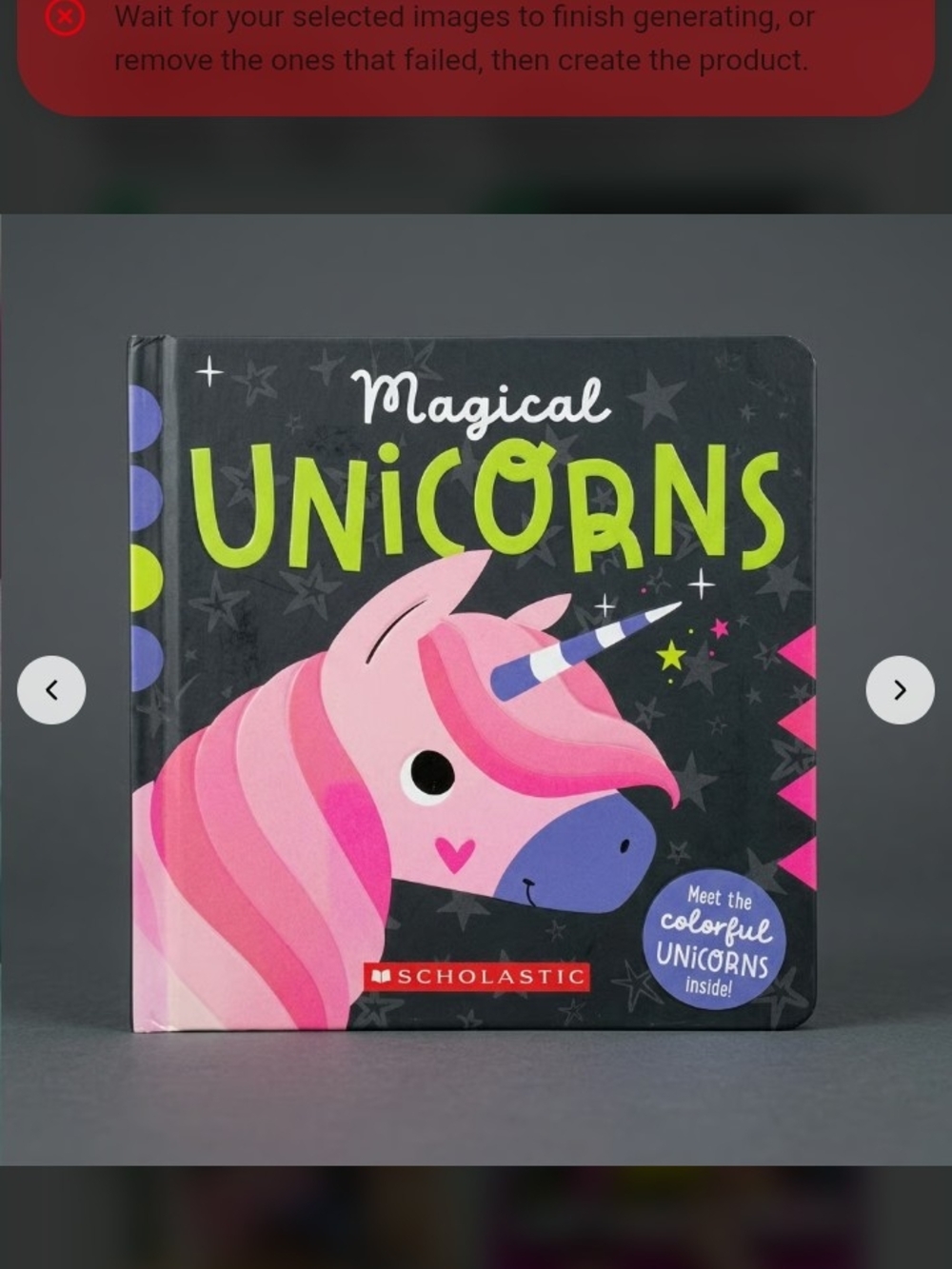 Book on dark surface